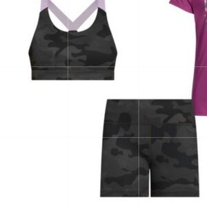 DSG Black camo Activewear Two-Piece Set size 2xs